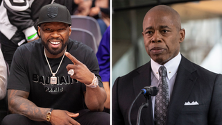 NYC Mayor Eric Adams Says 'Hit Me Up' After 50 Cent Complained About Migrant Credit Cards