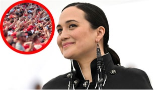 Actress Lily Gladstone criticized fans of the Kansas City Chiefs for doing the popular Tomahawk Chop. What is her issue with the chop? (Credit: Getty Images)