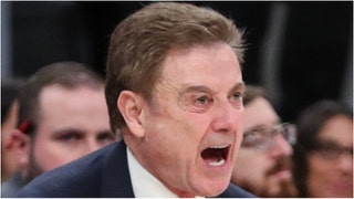 West Virginia basketball player Quinn Slazinski shared a crazy story about playing for Rick Pitino at Iona. What are the details of the story? (Credit: USA Today Sports Network)