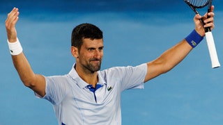 Novak Djokovic Welcomes Students Onto Court After Surprise Practice At UCLA
