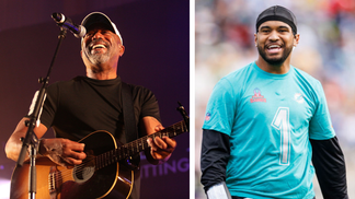 Tua Tagovailoa Plays Guitar With Darius Rucker On 'Wagon Wheel' At Vegas Party