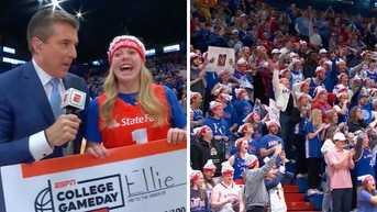 Clutch Kansas Freshman Won $19k With Halfcourt Shot On Live TV