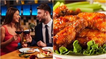 Valentine's Day or Wings Wednesday with the boys poll. (Credit: Getty Images)