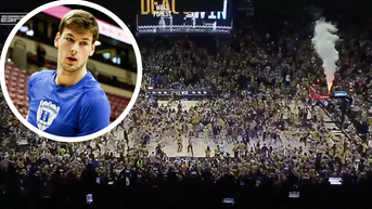 Duke Star Kyle Filipowski Injured After Wake Forest Fans Storm Court