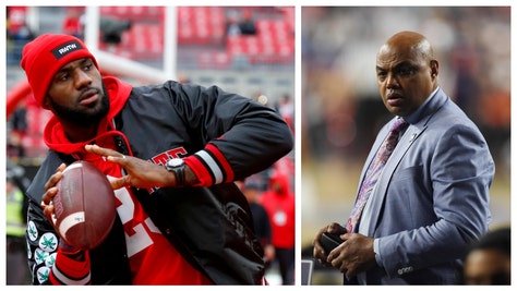 Charles Barkley is tired of LeBron James and his NFL take. 