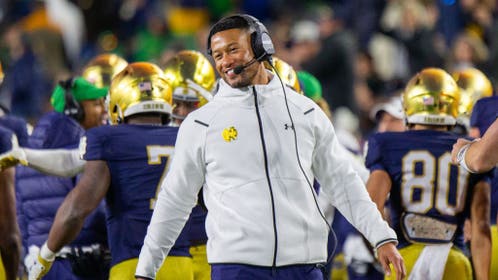 Marcus Freeman looks to lead Notre Dame to a national championship.