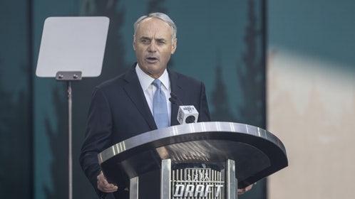 Rob Manfred Roku media rights
