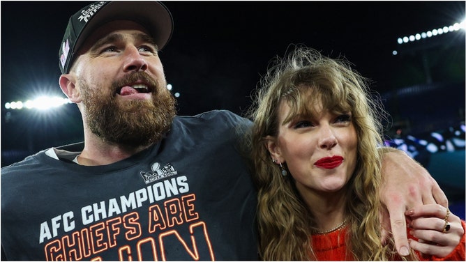 Kansas City Chiefs star Travis Kelce reportedly spent huge money on a Super Bowl suite for Taylor Swift. How much did he spend? (Credit: Getty Images)
