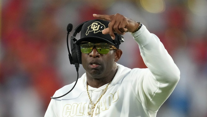 Deion Sanders revealed he has some huge plans for Colorado's spring game. Watch a video of him explaining his plans.(Credit: Kirby Lee-USA TODAY Sports)