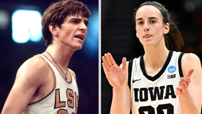 Pistol Pete Maravich And Caitlin Clark Look Like They Could Be Related ...