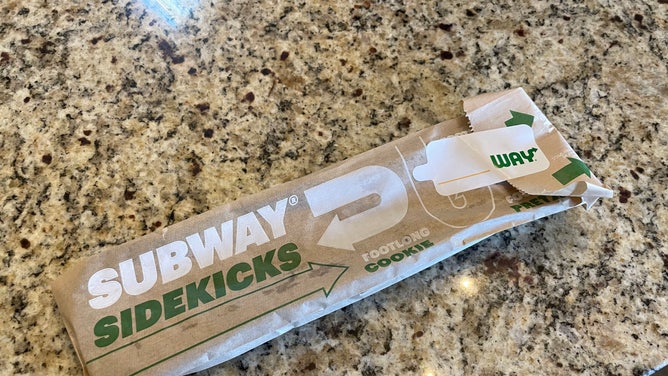 perfectly packed Subway cookie