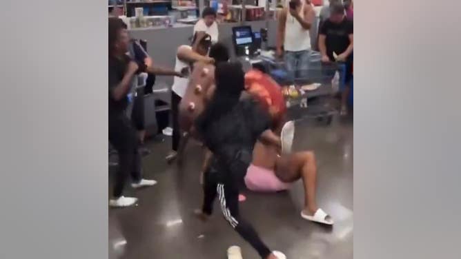 Walmart Brawl Viral Video