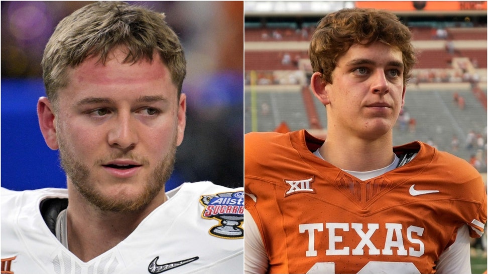 Quinn Ewers will start at QB for Texas over Arch Manning in 2024. (Credit: USA Today Sports Network)