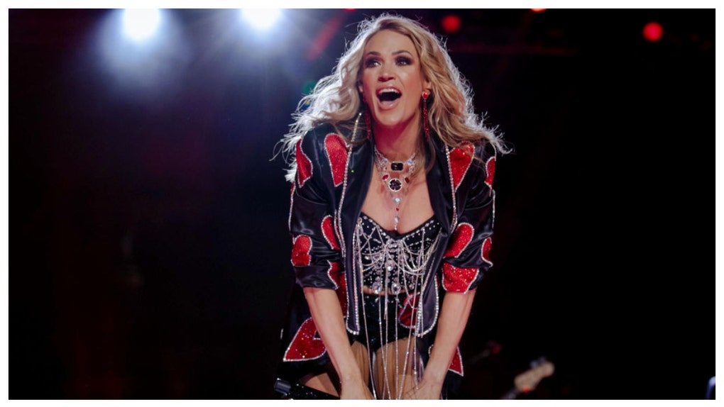 Carrie Underwood uncorks a fastball at 41 and Trump couldn't stop mocking Joe Biden last night.