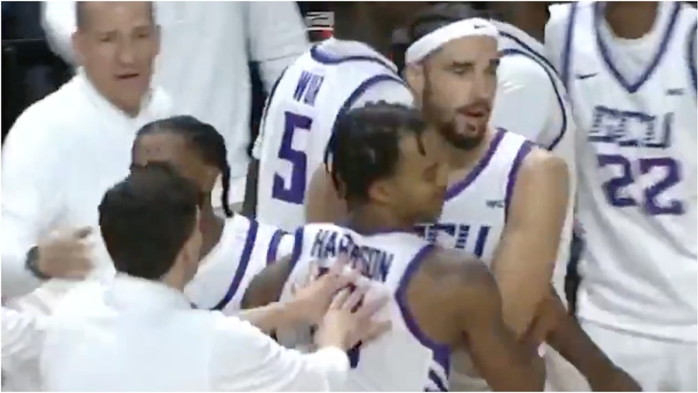 WAC championship ends in chaos. (Credit: Screenshot/X Video https://twitter.com/thecomeback/status/1769247671007560078)
