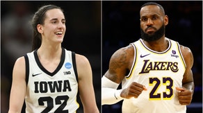 Iowa basketball player Caitlin Clark is drawing more interest on Google Trends than LeBron James. (Credit: Getty Images)
