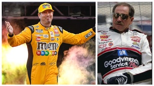 Who would win in a hypothetical race to the finish at Bristol: Kyle Busch or Dale Earnhardt? The NASCAR champ had an interesting answer. 