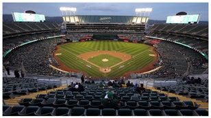 The crowd for the Oakland Athletics-Cleveland Guardians opening day game was pathetic.