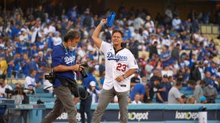 Dodgers Broadcaster Eric Karros Has Awesome Moment Getting To Watch His Son