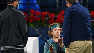 Andrey Rublev Disqualified After Official Accuses Him Of Cursing In Russian