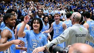 Duke's 'Cameron Crazies' were throwing drinks and a gumboil at North Carolina players following the loss