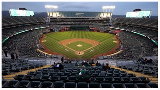 The crowd for the Oakland Athletics-Cleveland Guardians opening day game was pathetic. 