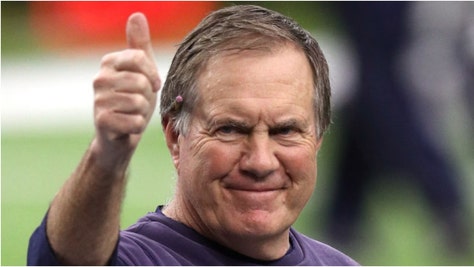 Bill Belichick roasted by son for not having a job. (Photo by Patrick Smith/Getty Images)