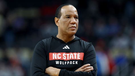 North Carolina State coach Kevin Keatts is cashing in on March Madness run. (Photo by Tim Nwachukwu/Getty Images)