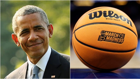 Barack Obama's NCAA Tournament bracket features an insane upset in the first round. He picked Vermont to beat Duke. (Credit: Getty Images)