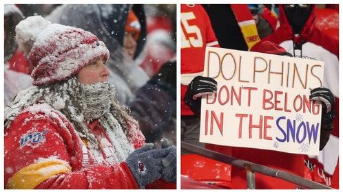 CHIEFS DOLPHINS FANS