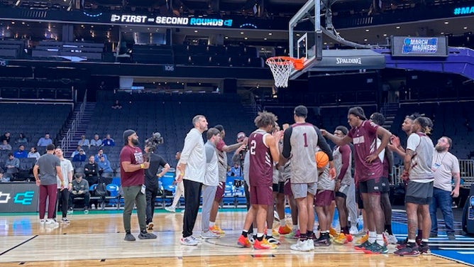 Mississippi State players practice together for what could be the final time Via: Trey Wallace