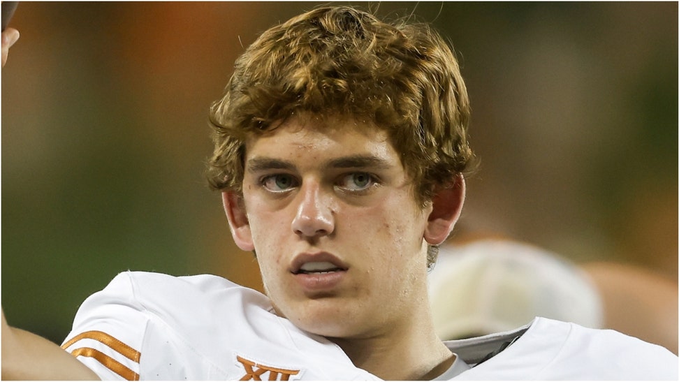 Texas QB Arch Manning reportedly has a very dumb reason for opting out of "College Football 25." He reportedly doesn't want to be in the game until he's the starter. (Credit: Getty Images)