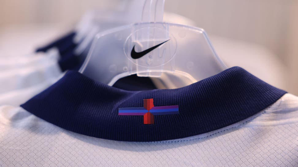 Nike Gets Ripped For Adding Woke Update To Cross On England's Soccer Jersey