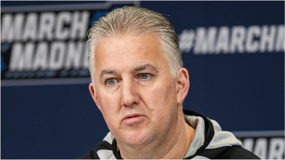Matt Painter lights up reporter who suggests Purdue will beat Utah State. (Credit: USA Today Sports Network)