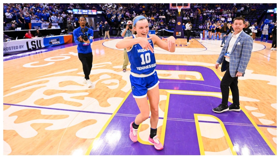 The Middle Tennessee State women's basketball team put on a masterclass in pettiness after beating Louisville. 