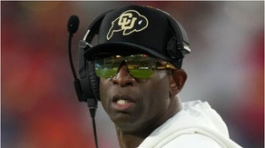 Deion Sanders responds to viral rumor about son's NFL future. (Credit: USA Today Sports Network)