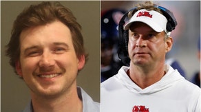 Social media is on fire with lots of jokes after Lane Kiffin tweeted about Morgan Wallen's upcoming concert at Ole Miss. (Credit: Getty Images and Nashville Police Department)