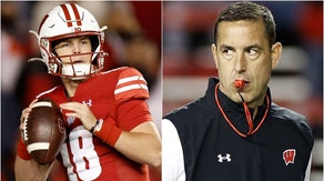 Wisconsin Badgers coach Luke Fickell shared an important update on the QB battle between Tyler Van Dyke and Braedyn Locke. (Credit: Getty Images)