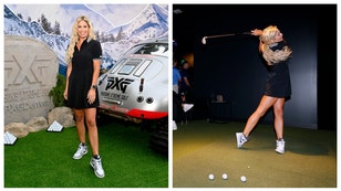 Golf Influencer Karin Hart Pulls A Paige Spiranac By Donning A Masters Green Jacket & Nothing Else