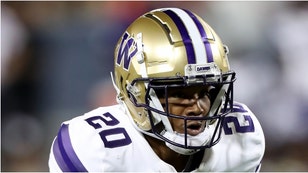 Washington Huskies running back Tybo Rogers has been arrested on multiple rape charges. What is he accused of? (Credit: Getty Images)