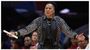 OutKick asked South Carolina coach Dawn Staley a question about transgender women playing women's sports, and it sent the liberal media spiraling.
