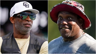 Deion Sanders officially adds Warren Sapp to his Colorado staff. (Credit: Getty Images)