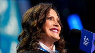 Fans at the NFL Draft booed Michigan Governor Gretchen Whitmer when she came out to announce a pick. Watch the video. (Credit: Getty Images)