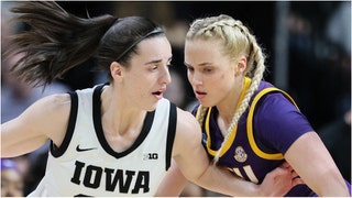 Alexis Morris wasn't impressed by LSU's performance against Iowa in the Elite 8. She called out Hailey Van Lith's defense. Watch the funny video. (Credit: Getty Images)