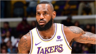 An incredible Instagram page is going viral for making up fake stories from LeBron James. Check out some of the popular videos. (Credit: Getty Images)