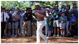 It's Moving Day at The Masters and Tiger Woods is in contention for a green jacket. 