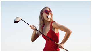 Paige Spiranac rival Grace Charis ups the golf influencer ante with a couple heaters from Augusta National. 
