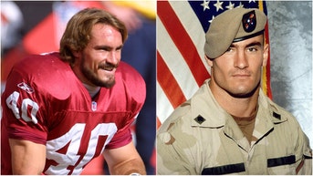 Pat Tillman 20-year death anniversary. (Credit: Getty Images and U.S. Army/Public Domain/https://en.wikipedia.org/wiki/Pat_Tillman#/media/File:Corporal_Patrick_Tillman.jpg)