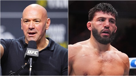 Dana White didn't seem overly worried about Arman Tsarukyan appearing to throw a punch at a fan at UFC 300. He shared a blunt reaction. (Credit: Getty Images)