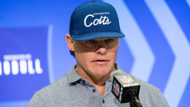 Indianapolis Colts GM Chris Ballard went OFF on sources who refuse to put their names on reports.